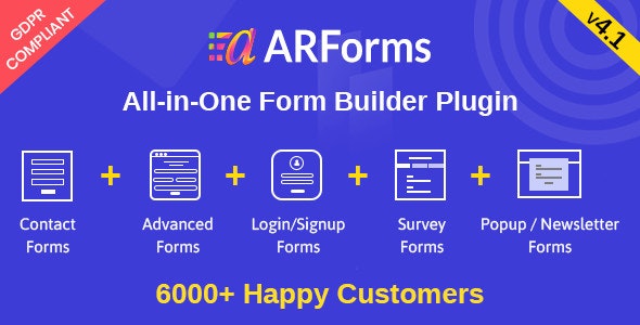 ARForms v4.3.1 表单生成器插件插图