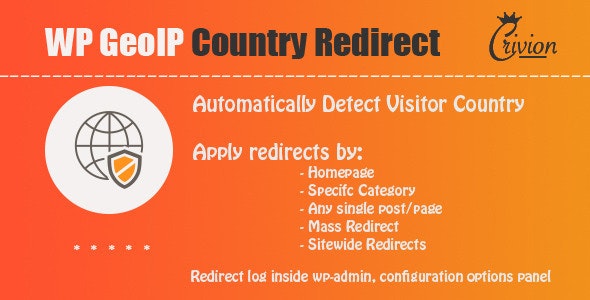 WP GeoIP Country Redirect v4.3 – IP地理位置自定义重定向插件插图