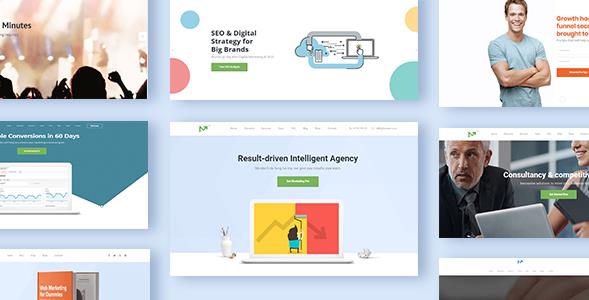 Marketing Pro 2.7 – SEO和代理WordPress主题插图