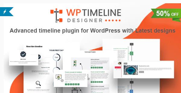 WP Timeline Designer Pro v1.4.6 – WordPress时间轴插件插图