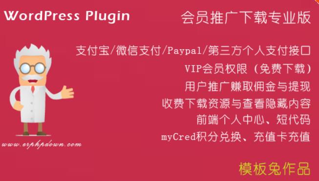 ErphpDown v11.5 – 会员推广下载专业版 WordPress收费下载资源插件插图