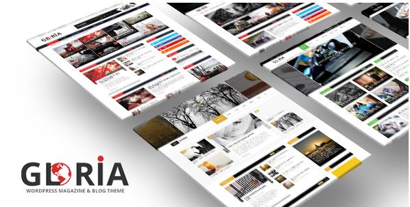 Gloria v2.9.1 –多概念博客杂志WordPress主题插图