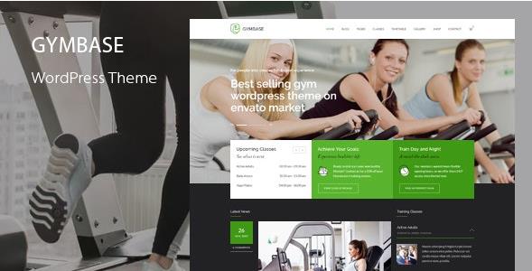 GymBase v14.7 –  WordPress健身房主题插图
