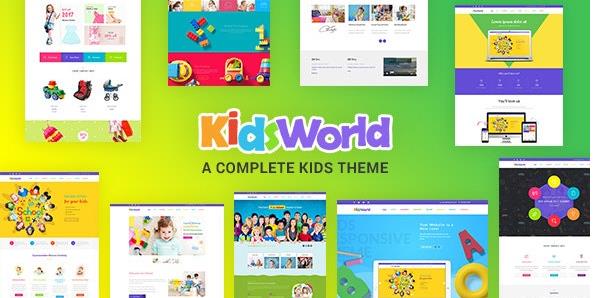 Kids Heaven v3.2 – WordPress幼儿园主题插图