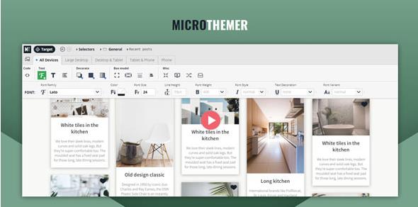 Microthemer Pro v7.3.1.9 – WordPress视觉设计CSS插件插图