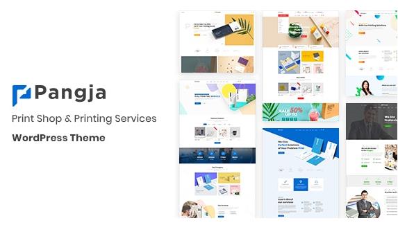 Pangja v1.5.0 –印刷店WordPress主题插图