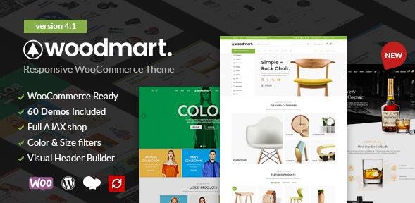 WoodMart v8.2.7(已汉化) –  WordPress自适应WooCommerce主题