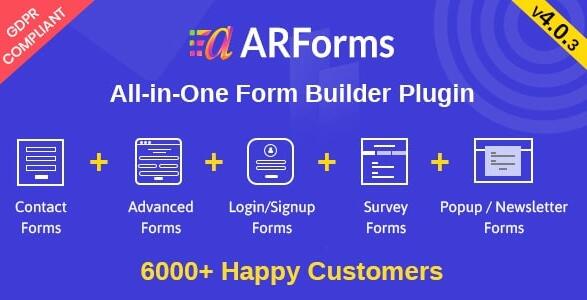 ARForms v6.9.5(已汉化) – WordPress表单生成插件