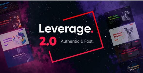 Leverage v2.1.9(已汉化) – WordPress金融主题