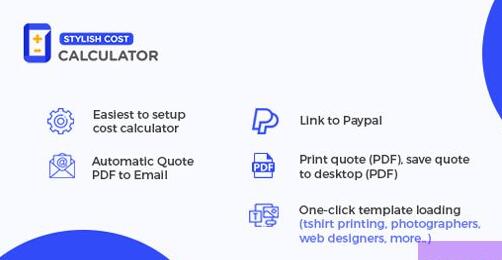 Stylish Cost Calculator Premium v5.7.9 – WordPress 即时价格估算和成本计算器插件