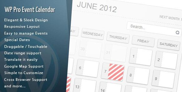 WordPress Pro Event Calendar v3.2.6破解版