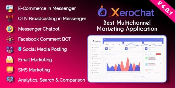 XeroChat v7.1破解版–最佳多渠道营销应用程序(SaaS平台)