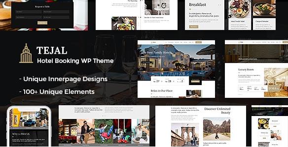 Tejal v2.2-WordPress酒店预订主题插图