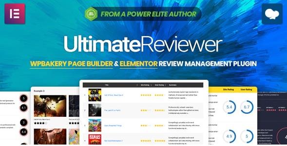 Ultimate Reviewer v2.8.1 – Elementor和WPBakery Page Builder插件插图