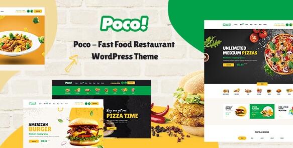 Poco v2.2.3 – WordPress快餐餐厅主题插图