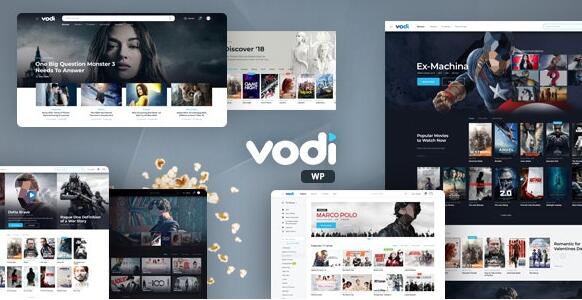 Vodi v1.2.12 – 用于影视节目的视频WordPress主题插图