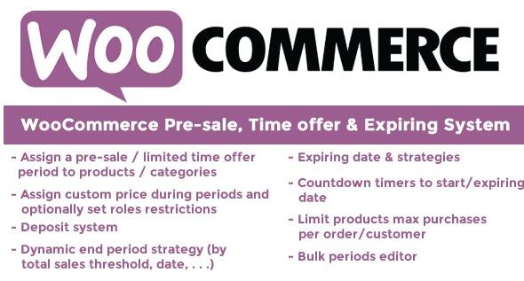 WooCommerce Pre-sale, Time offer插图