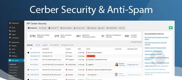 Cerber Security Pro v8.6.8汉化破解版 – WordPress安全插件插图