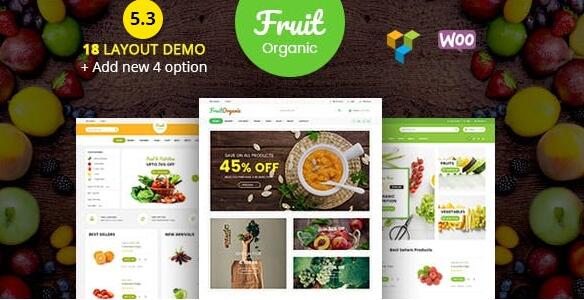 Food Fruit v6.4 – WordPress食品水果主题插图