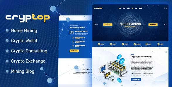 CrypTop v1.0.5 – ICO Landing and CryptoCurrency WordPress Theme插图