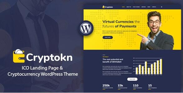 Cryptokn v1.2 – ICO登陆页面和Cryptocurrency WordPress主题插图