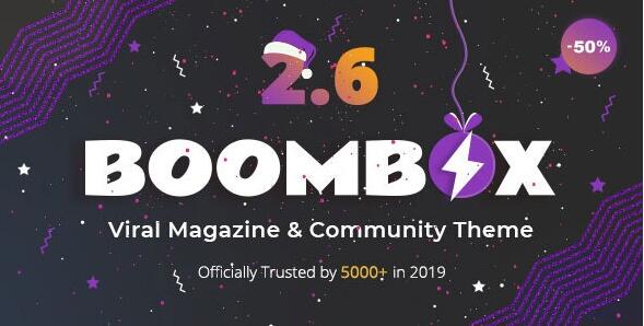 BoomBox v2.9.5.1破解版（已汉化） – WordPress杂志主题插图