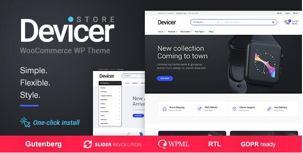 Devicer v1.1.3 –电子，移动和技术商店插图