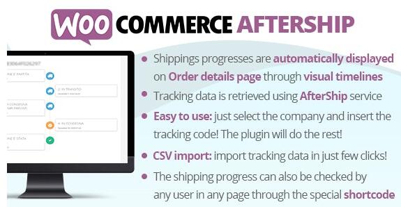 WooCommerce AfterShip v9.1 – 跟踪运输情况插件插图