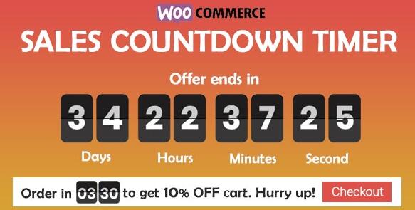 Sales Countdown Timer for WooCommerce and WordPress v1.1.5（已汉化） – 销售倒计时插件插图