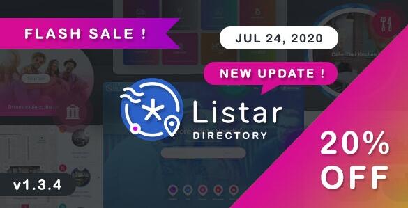 Listar v1.5.4.93 – WordPress目录和列表主题