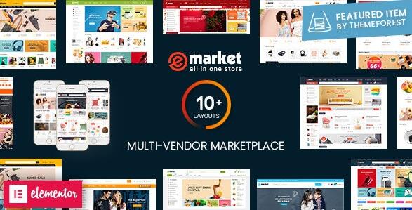 eMarket v8.1.5破解版（已汉化） – WordPress多供应商MarketPlace 主题