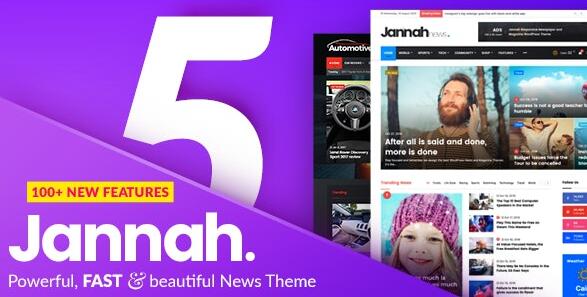 Jannah v7.5.1 破解版– Newspaper Magazine News BuddyPress AMP