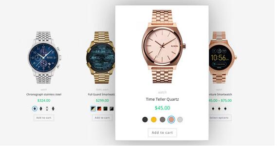 WooCommerce Variation Swatches Pro v2.2.1无限制版(已汉化) – WooCommerce 变体色板插件
