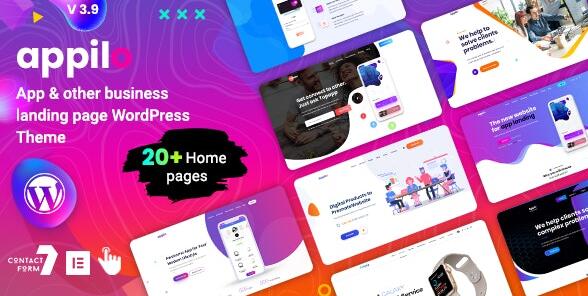 Appilo v7.0.0破解版 –  WordPress应用着陆页主题