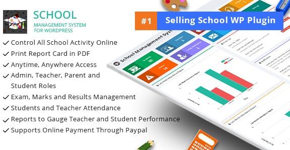 School Management System for WordPress v93.1无限制版（已汉化）