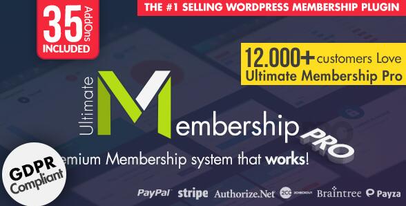Ultimate Membership Pro v13.5无限激活版（已汉化）- WordPress会员插件