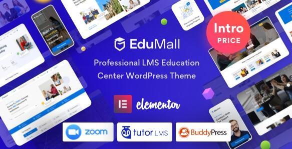 EduMall v4.3.0  –专业LMS教育中心WordPress主题
