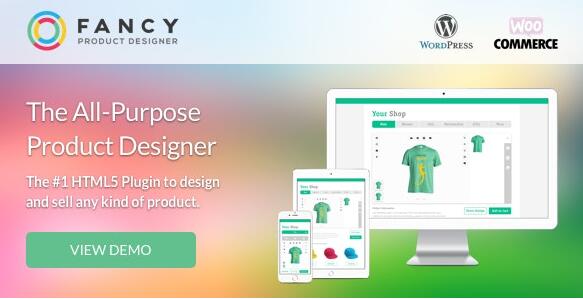 Fancy Product Designer v6.4.8(已汉化) + Plus Add-On v1.3.5