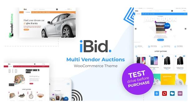 iBid v4.2.1（已汉化） – 多供应商拍卖WooCommerce主题