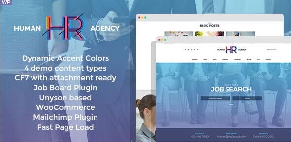 HR Human Consult v1.3.0 –搜索和招聘WordPress主题