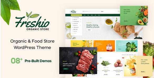 Freshio v2.3.5 – WordPress有机食品商店主题插图