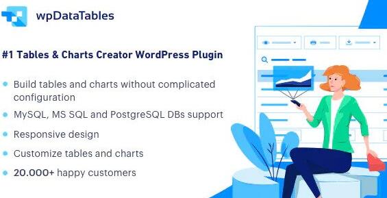 wpDataTables v7.1.1 破解版（已汉化） – WordPress的表格和图表管理器插图