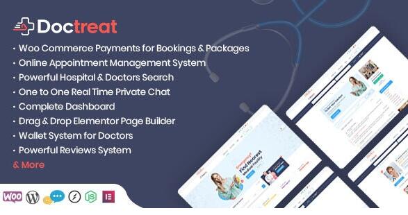 Doctreat v1.6.4（已汉化） – WordPress医生目录主题插图