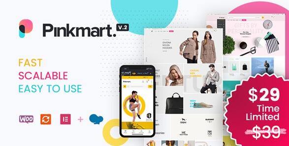 Pinkmart v4.7.0 – WooCommerce的AJAX主题插图