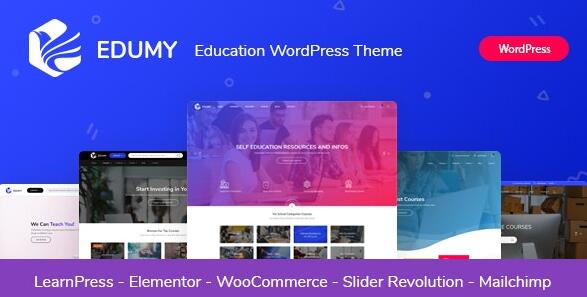 Edumy v1.2.16 – LMS在线教育课程WordPress主题插图