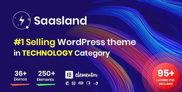 SaasLand v3.6.9 – 用于Saas启动的多功能WordPress主题插图