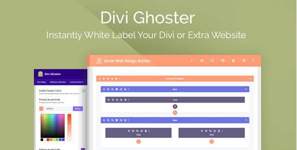 Divi Ghoster v5.0.57破解版 – 白色标签Divi插件插图
