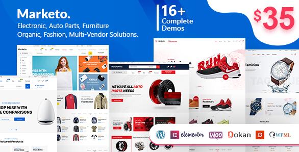 Marketo v5.3.0 – Marketplace Woocommerce WordPress主题插图