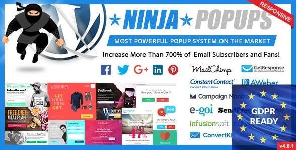 Ninja Popups v4.7.8（已汉化） – WordPress弹出窗口插件插图