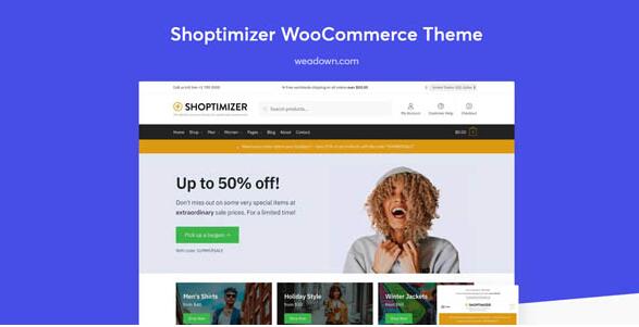 Shoptimizer v2.7.1 –最快的WooCommerce主题插图